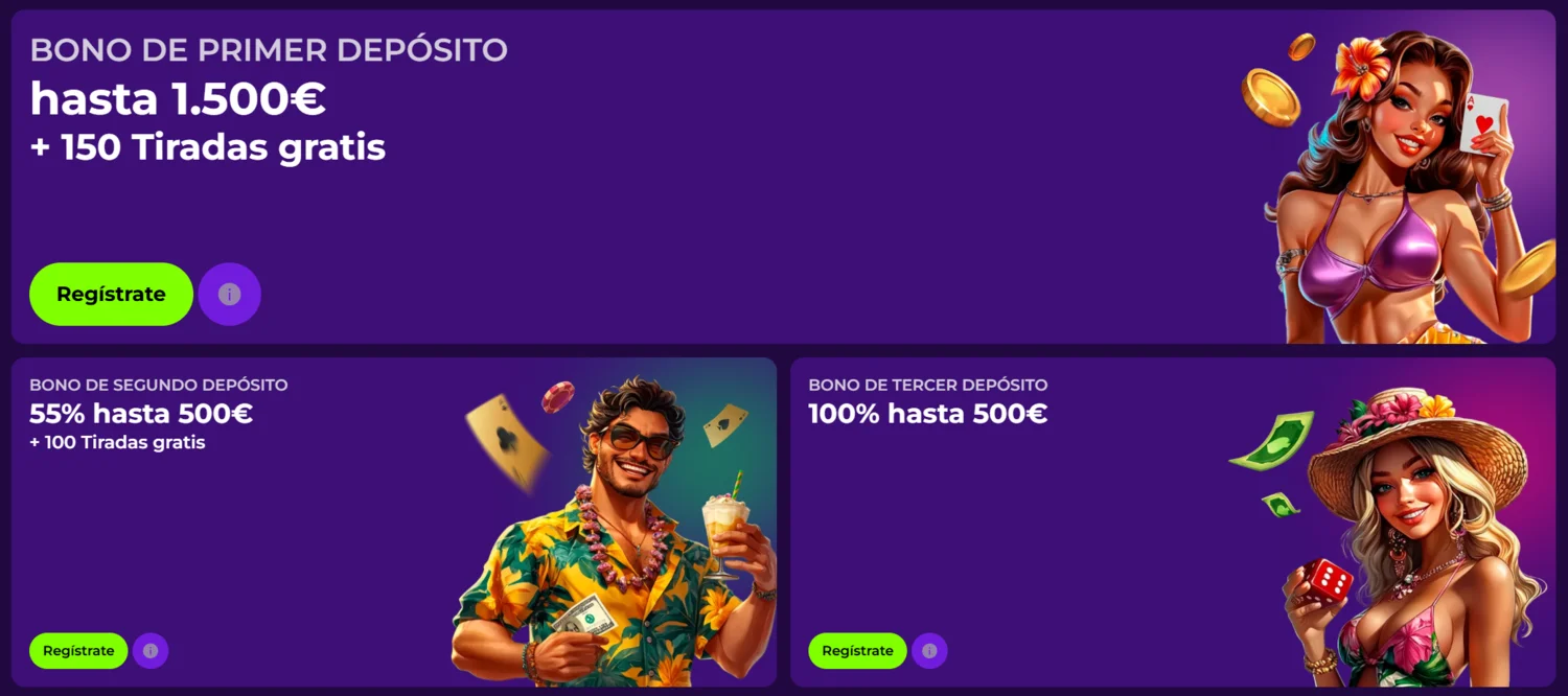 Gambloria Casino pacchetto di benvenuto